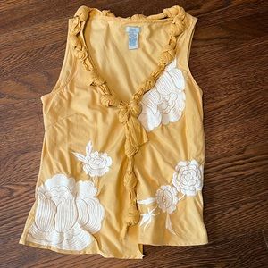 Odille Mustard Yellow top